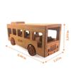 Personalized Wooden Toy Bus For Toddlers, Customized Wooden School Bus Toy, Montessori Toys For 1 Year Old, Baby Bus, Push Cars On The Wheels Toys, School Bus Toys For Toddlers 1-3, Wooden Toy Cars view 4