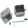 T-Maxx 3.3 Classic T-Maxx 2.2 Receiver Box Anodized Crimp Nut & Antenna Tube view 2