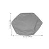 Yardwe Outdoor Sandbox Lid Fabric Cover for Sand Box Waterproof Uv Protection Safe for Children Easy to Assemble view 2