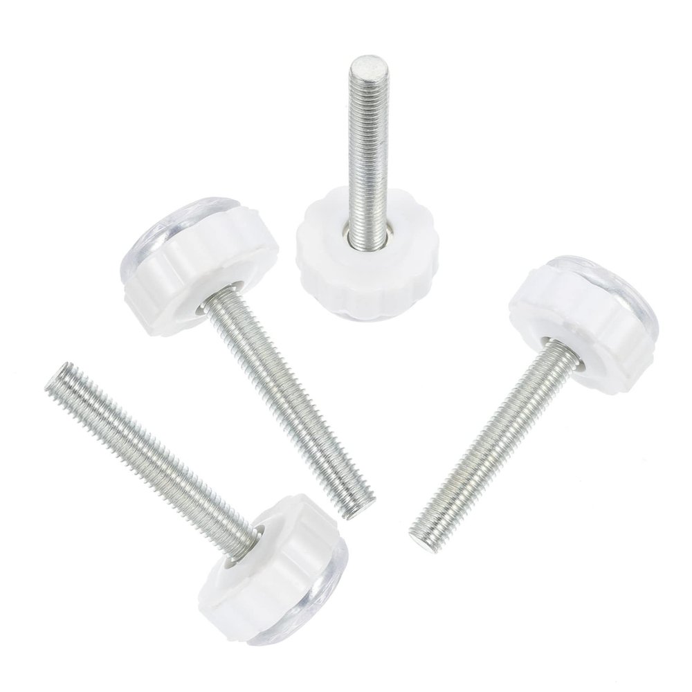 VICASKY 4pcs Gate Threaded Spindle Rods Pressure Mounted Replacement Parts for Gates and Pet Safety Easy to Install Durable for Wider Openings