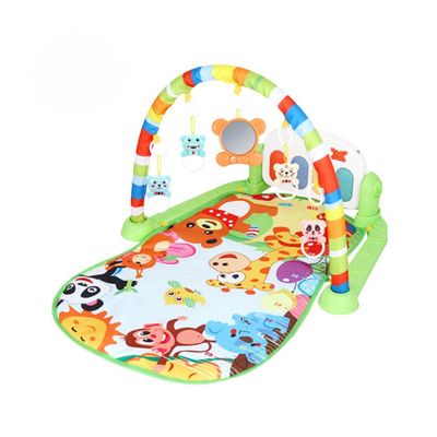 Baby Gym Play Mat, and Activity Gym, Baby Play Piano Gym, Musical Activity Center for Baby, Play Mats for Babies, Tummy Time Mat, Smart Stages Learning Content for Newborn To Toddler (Blue)