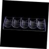 ibasenice 1pc Transparent Poker Chip Storage Rack Stylish Poker Chip Container for Organizing and Protecting for and Tournaments view 3