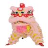 14 Inch Double Lion Dance Mascot Costume Chinese Traditional Dragon Lion Dance for 15+ Age Party Carnival Festivall(Light Pink) view 1