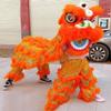 14 Inch Double Lion Dance Mascot Costume Chinese Traditional Dragon Lion Dance for 15+ Age Party Carnival Festivall(Light Pink) view 3