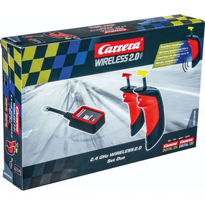 Carrera - 20010120 - Carrera Wireless 2.0 Set Duo for Digital 132/124, Wireless racing experience with 2 hand buttons and receivers, compatible and easy to install, batteries included