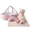 eDollable 12 Inches Baby Doll Toys Set with Accessories, Includes Doll Carrier Bassinet Bed, Pacifier and Blanket, First Baby Doll for Toddler Girls Age 3+ view 3