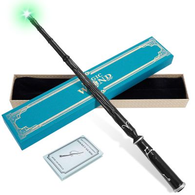 WizWonders Light Up Wizard Magic Wand with 5 Light Colors, Rechargeable Illuminating Constellation Wands for Kids Witch Cosplay Party Favors, Aries