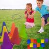 Sports & Outdoor Game Toddlers Kids,Gifts for Birthday Party Cones Carnival Bean Bags Ring Toss Tossing Games,Recess Outdoor Toys for Adults and Family Kids Toddlers Ages 3 4 5 6 7 8 view 4