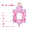 HOHQB Dinosaur Pool Rings Triceratops for Kids Girls, Swim Rings Pool Floats Kids for Ages 4-8-12, Pool Toys for Toddlers 3-5 view 3