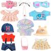 HACHIMI Duck Plush Clothes Set, 13 Pcs of Stuffed Animal Clothes for 12 in Duck Stuffed Animals or Plush Toys (Pink) view 1