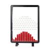 Galton Board, Galton Board Desk Toy, Dalton Board, Experimental Model for Demonstration of Random Phenomen, Physicalschool Laboratory Teaching Demonstration Random Distribution (Red) view 1
