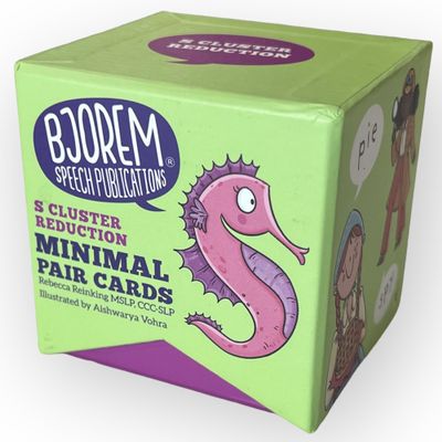 Bjorem Speech Minimal Pairs S Cluster Reduction: Speech Therapy Cards for Children - Improve Articulation and Phonemic Awareness | Educational Materials | Speech Materials