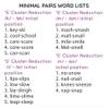 Bjorem Speech Minimal Pairs S Cluster Reduction: Speech Therapy Cards for Children - Improve Articulation and Phonemic Awareness | Educational Materials | Speech Materials view 4
