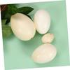 Toyvian 4pcs Assorted Speckled Eggs Model Lifelike Simulation Eggs for Boy Girl Includes Quail Chicken and Goose Designs for Gifts and Creative Play view 3