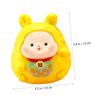 Abaodam Cute Rabbit Piggy Bank for Boys and Girls Coin Container Vinyl Rabbit Model Safe Money Jar for Saving Habit Decorative Desktop Ornament view 2