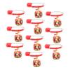 10pcs Safety Pins with Tiger Charm Durable Multi-Functional Diaper Pins for Clothes for Boy Girl and Adults Random Bead Colors view 1