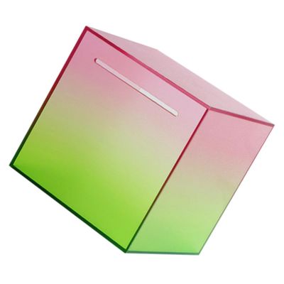 Abaodam Cute Money Piggy Banks Acrylic Savings Pot Cash Jar Box Coin Container Box for Daily Use