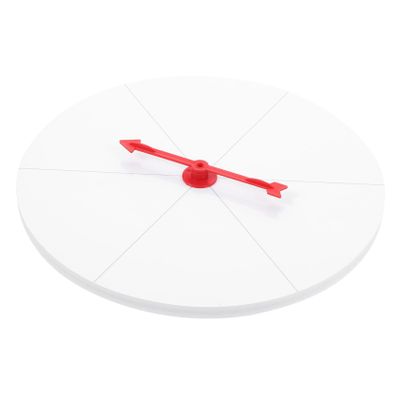 Amosfun 6grids Diy Prize Wheel Game Rotating Turntable for Parties and Events Fun Carnival Spinner with Unique Design Engaging Game Prop for Family Gatherings and Celebrations