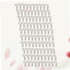 OSALADI 100pcs r Shape Rc Model Body Shell Clip for Toys Stainless Steel Lasting 1:10 Scale view 2