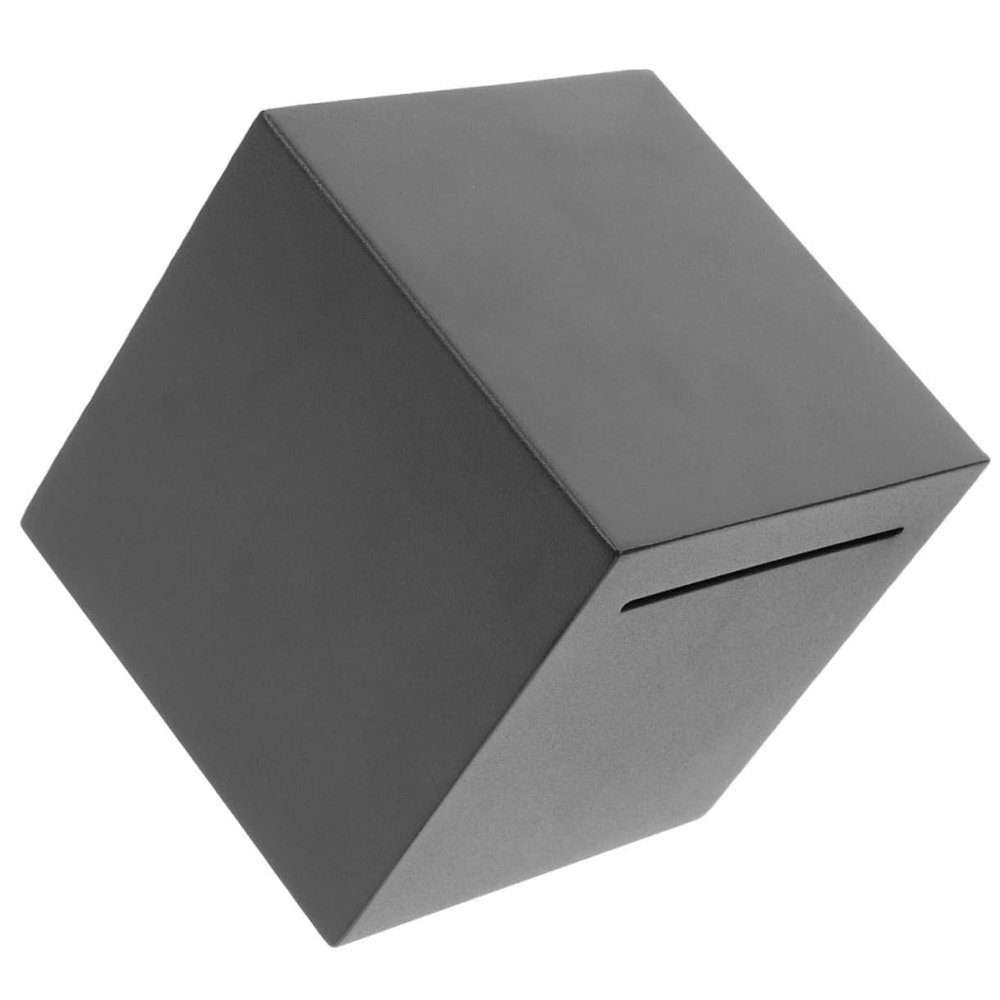 Abaodam Stainless Steel Piggy Bank for Adults Unbreakable Saving Box Modern Design for Home School and to Clean Storage