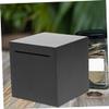 Abaodam Stainless Steel Piggy Bank for Adults Unbreakable Saving Box Modern Design for Home School and to Clean Storage view 2