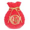 Abaodam Decorative Red Money Bag Piggy Bank for Home and Car Adornment Gift Attractive and Practical Savings Jar for College Apartment Decor view 1
