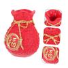 Abaodam Decorative Red Money Bag Piggy Bank for Home and Car Adornment Gift Attractive and Practical Savings Jar for College Apartment Decor view 3