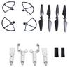 SJRC F22 F22s RC Quadcopter Spare Parts Propeller Protection Guard+Upgraded Landing Gear+Propeller Blade (B-B-W) view 1