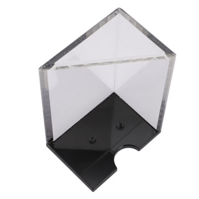 ifundom Acrylic Playing Card Stand for Decks Clear Non-Slip Holder for Home Board Games Design Card Game Enthusiasts