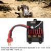 GLOGLOW Portable 35A 2S Plastic Brushless ESC Speed Controller for SCY 1/16 RC Cars, Strong Heat Dissipation Ability, GLOGLOWirgun0adk7 view 2