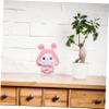 Abaodam Adorable Bunny Piggy Bank for Boys and Girls Cute Cartoon Holder and Money Saving Pot Vinyl Material Desktop Decor for Room for Birthdays and Festivals view 3