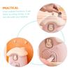 Abaodam Cartoon Mushroom House Piggy Bank Capacity Savings Jar for Boys and Girls Cute Design Bank Key for Bedroom and Office Decor view 3