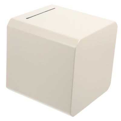Abaodam Metal Piggy Bank Money Saving Box for Boys and Girls Non-Opening Bank Transparent Window Saving Jar for Developing Financial Skills