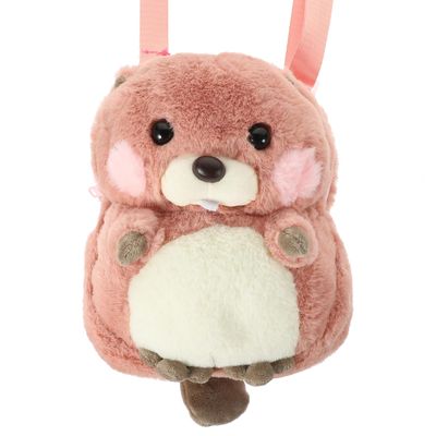 Abaodam Plush Shoulder Bag Animal Purse Design Plush Crossbody Bag for Girls Sturdy Material