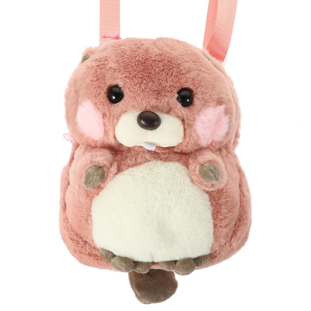 Abaodam Plush Shoulder Bag Animal Purse Design Plush Crossbody Bag for Girls Sturdy Material