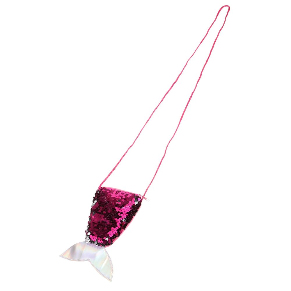 Holibanna Sequin Pouch Bag for Kids Small Glitter Shoulder Bag Glitter Handbag for Girls Perfect for Parties