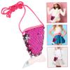 Holibanna Sequin Pouch Bag for Kids Small Glitter Shoulder Bag Glitter Handbag for Girls Perfect for Parties view 3