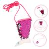 Holibanna Sequin Pouch Bag for Kids Small Glitter Shoulder Bag Glitter Handbag for Girls Perfect for Parties view 4
