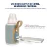 Strifee Baby Bottle Warmer, Portable Adjustable Temperature Bottle Warmer, Suitable for Various Sizes of Bottles (Light Blue) view 3