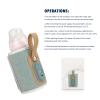 Strifee Baby Bottle Warmer, Portable Adjustable Temperature Bottle Warmer, Suitable for Various Sizes of Bottles (Light Blue) view 4