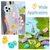 FASHEWELRY 60pcs Luminous Miniature Duck Figurines Resin Glow in The Dark Figures Small Animal Garden Decor DIY Landscape for Home Decor view 2