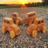 Personalized 4 pcs Wooden Toy Cars For Toddlers 1-3, Customizable Wooden Toy Cars Nursery Decor Montessori Toys For 1+ Year Old, Gifts For One Year Old Boys Push Car Rattle Toys For Babies 0-6 Months view 4