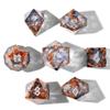 HEIMDALLR Liquid Core Dice Set with First Ever LED Display Case - 7-PC Hand-Painted Sharp Edge DND Dice Set with Gift Dice Box - Resin Dungeons and Dragons Dice Set (D&D Dice Set) (Gilded Shadow) view 2