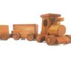 Personalized Wooden Train Set Toddler Outdoor Toys, Customized Wooden Train Toys For Ages 2-4, Montessori Toys For 1 Year Old, Toddlers Birthday Gifts For 2 Year Old Boy (Locomotive + 5 Wagon) view 1