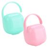 2pcs Portable Pacifier Storage Case Protective Soother Container for Care and Outdoor Use Easy Access to Clean Pacifiers for Diaper Bags and Strollers view 1