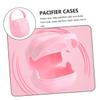 2pcs Portable Pacifier Storage Case Protective Soother Container for Care and Outdoor Use Easy Access to Clean Pacifiers for Diaper Bags and Strollers view 4