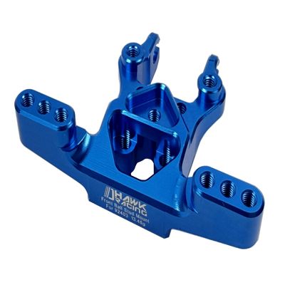 Dhawk Racing Dhawk CNC RC10B7 Aluminum Front Ball Stud Mount Blue for Team associated B7 B7D
