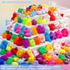 100 Pack Mochi Squishy Toys, Party Favors for Kids 4-8-12, Classroom Birthday Xmas Gifts Treasure Box Prizes Goodie Bag Stuffers, Mini Squishy Fidget Toys, Carnival Prizes in Bulk view 2