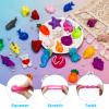 100 Pack Mochi Squishy Toys, Party Favors for Kids 4-8-12, Classroom Birthday Xmas Gifts Treasure Box Prizes Goodie Bag Stuffers, Mini Squishy Fidget Toys, Carnival Prizes in Bulk view 3