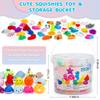 100 Pack Mochi Squishy Toys, Party Favors for Kids 4-8-12, Classroom Birthday Xmas Gifts Treasure Box Prizes Goodie Bag Stuffers, Mini Squishy Fidget Toys, Carnival Prizes in Bulk view 4